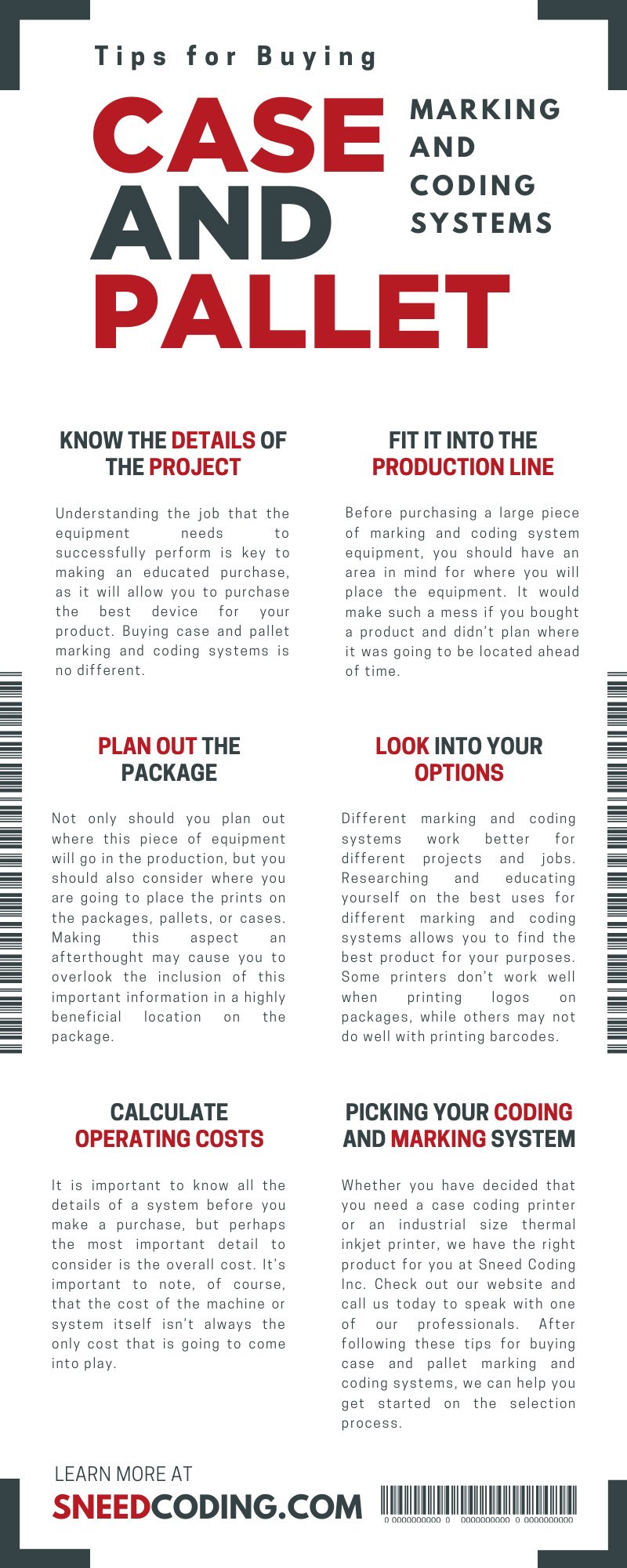 Tips for Buying Case and Pallet Marking and Coding Systems