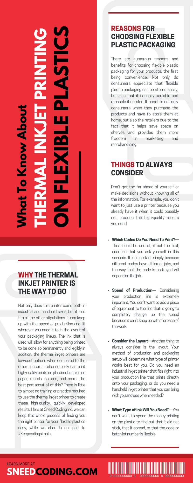What To Know About Thermal Inkjet Printing on Flexible Plastics